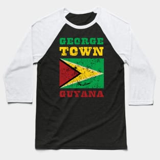 Flag of Guyana Baseball T-Shirt